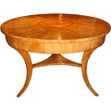 Italian Neo-Classic Center Table In Pearwood