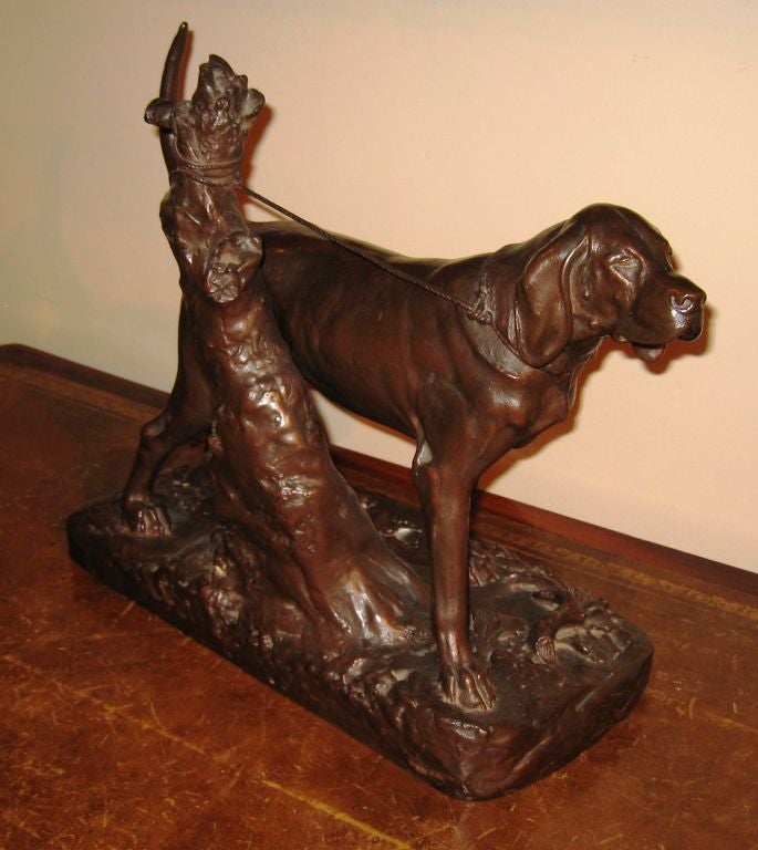 a. cain bronze sculpture