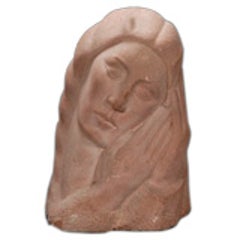 Art-Deco Bust Of A Woman, Signed Goslin 6