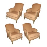 Set Of Four French 40's Bergeres