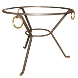 Iron Side Table By Jacques Adnet