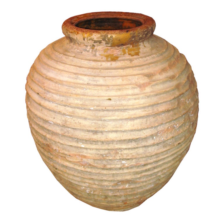 Large Terra Cotta Jar at 1stdibs