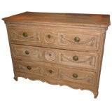 Louis XV-XVI Commode in Bleached Oak