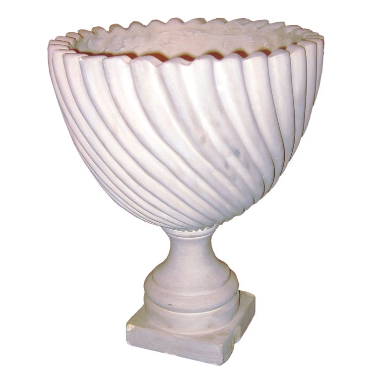 Plaster Urn-Form Table Lamp