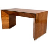 Modernist Console/Desk In Walnut