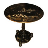 Tilt-top Lacquered Table