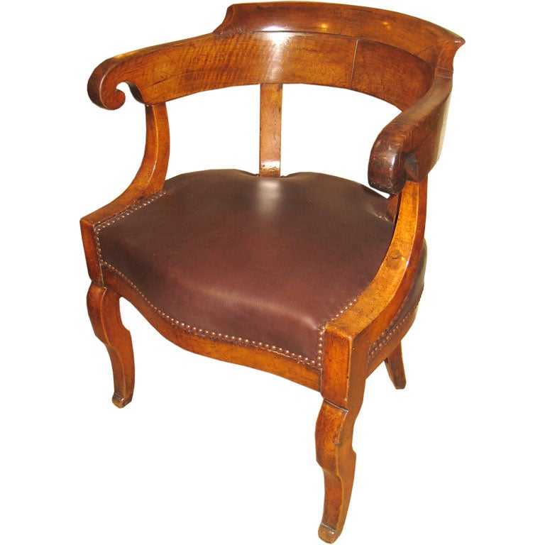 Louis Philippe Desk Chair at 1stDibs
