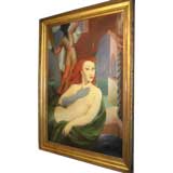 Large Art-Deco Portrait By "Janin"