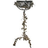 An Iron Plant Stand