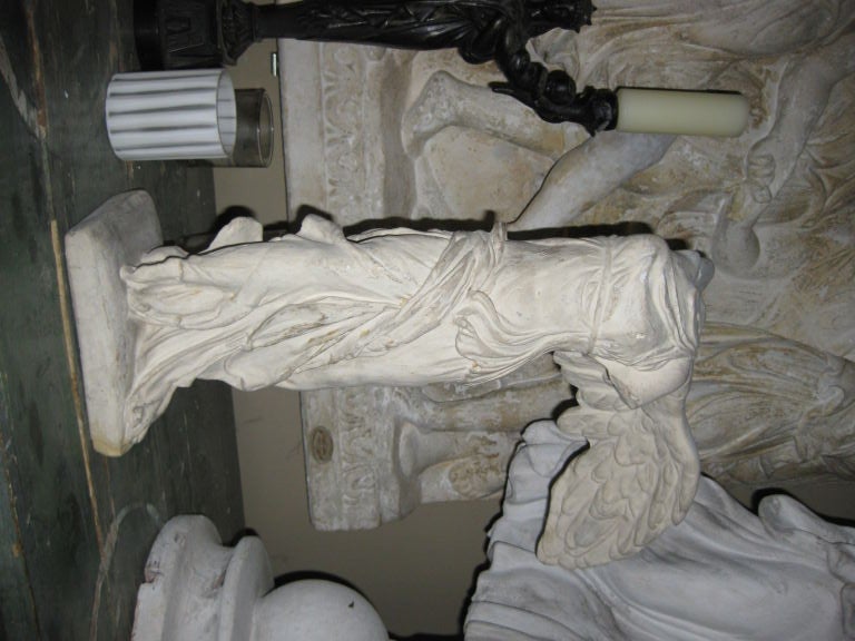 A Diminutive Plaster Winged Victory