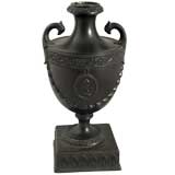 ENGLISH BLACK BASALT NEOCLASSICAL  VASE