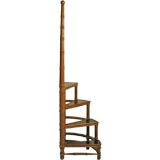 Antique REGENCY STYLE LIBRARY LADDER