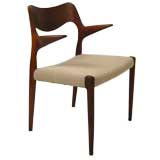 DANISH TEAK ARMCHAIR DESIGNED BY N.O. MOLLER