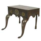 Antique 19TH CENTURY STEEL FOOTMAN/SIDE TABLE
