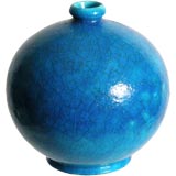 FRENCH ART POTTERY VASE BY LACHENAL