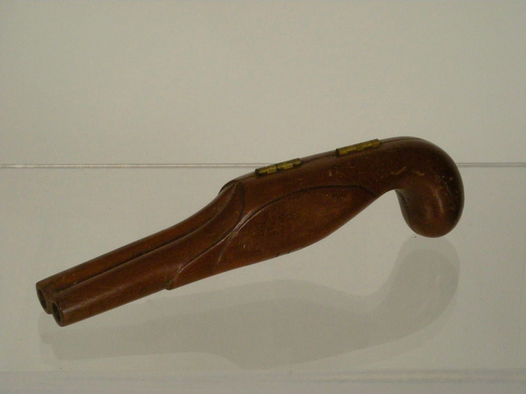 19th Century WOOD PISTOL FORM BOOT JACK