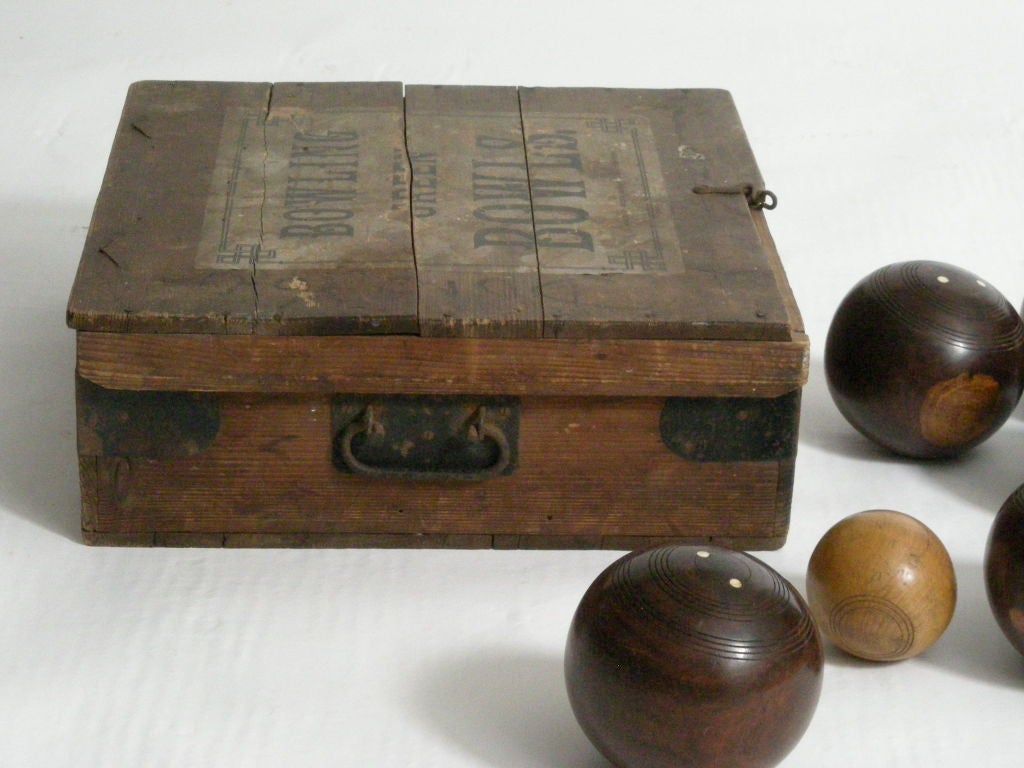 19TH CENTURY ENGLISH LAWN BOWLING BALLS at 1stDibs bowling ball lawn
