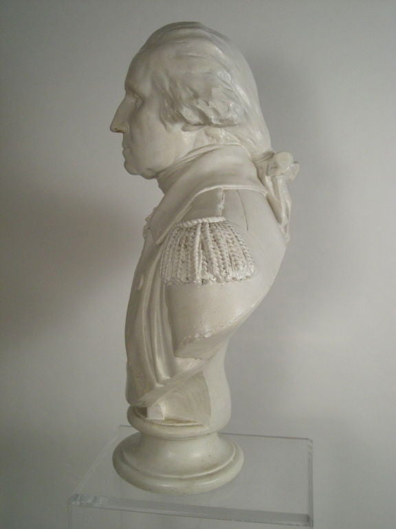 20th Century GEORGE WASHINGTON PLASTER BUST