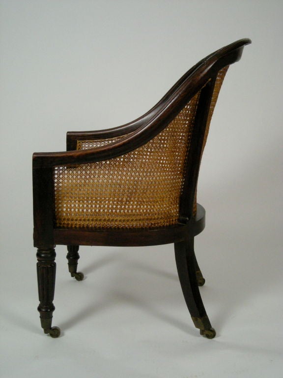 19th Century FINE ENGLISH REGENCY ARMCHAIR