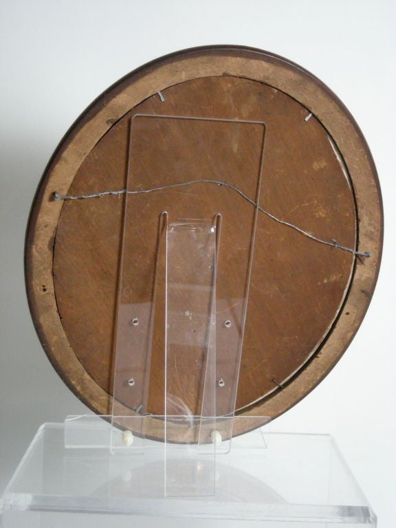 OVAL SHADOW BOX WITH BIRDS' EGGS 1