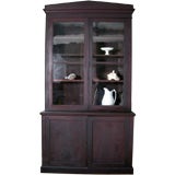 AMERICAN NEOCLASSICAL BOOKCASE CABINET