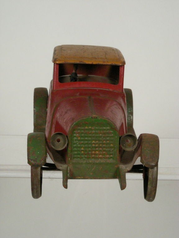 LARGE DAYTON ANTIQUE TOY ROADSTER COUPE 1