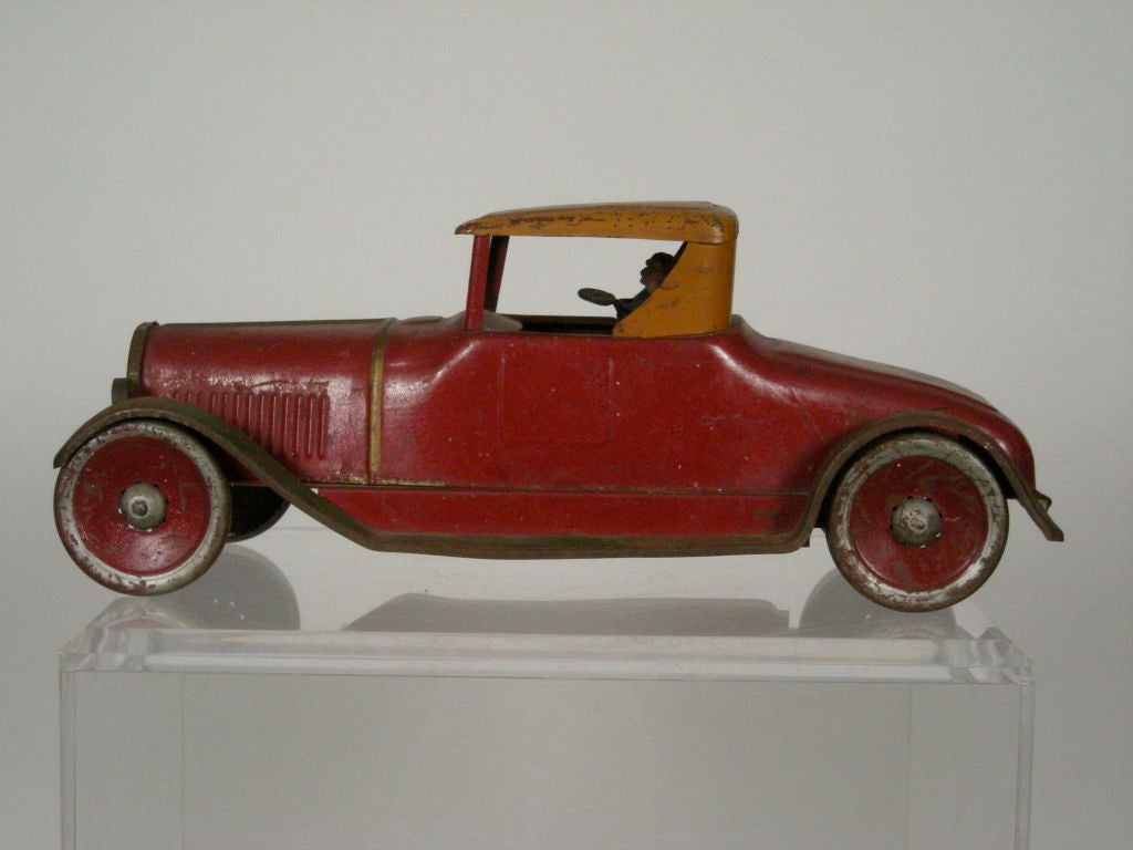 LARGE DAYTON ANTIQUE TOY ROADSTER COUPE 2
