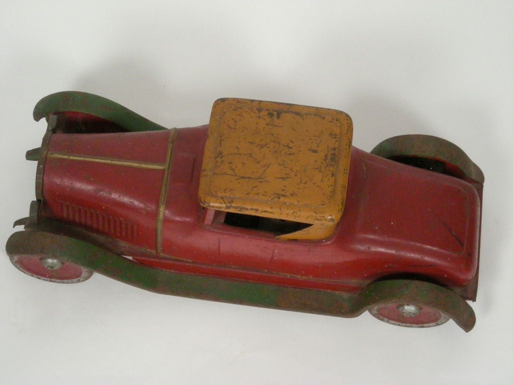 LARGE DAYTON ANTIQUE TOY ROADSTER COUPE 5