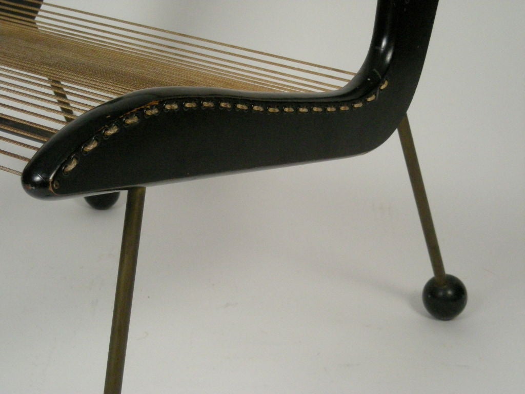 TWO CORD CHAIRS BY JACQUES GUILLON, c. 1954 4