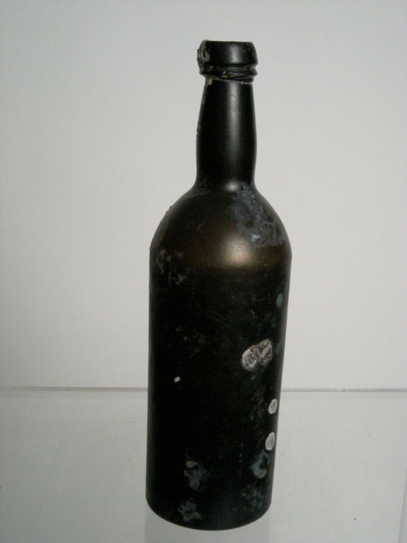 SHIPWRECK SALVAGED WINE BOTTLE at 1stdibs