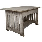 Antique WHITE WASHED ARTS & CRAFTS PERIOD TABLE