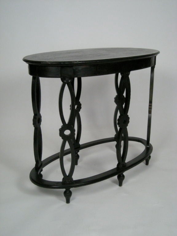 GRAPHIC ART DECO PERIOD CONSOLE OR SOFA TABLE