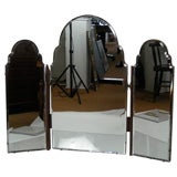 Vintage GLAMOROUS DRESSING TABLE 3-PART FOLDING MIRROR