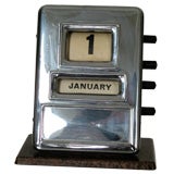 Vintage ENGLISH PERPETUAL CALENDAR, circa 1940s