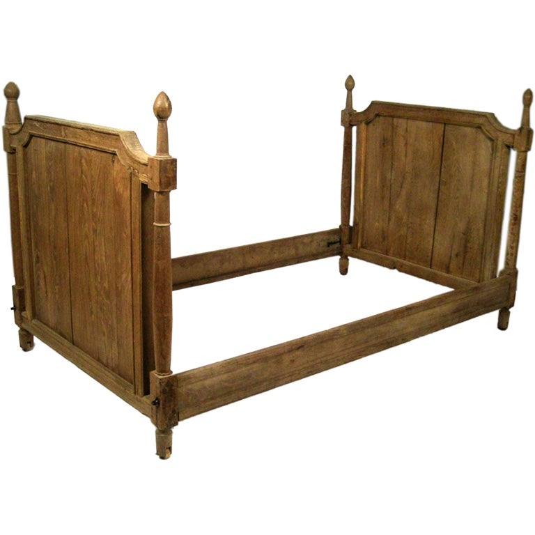 19TH C FRENCH CHESTNUT LOUIS XVI STYLE DAYBED OR TWIN HEADBOARDS