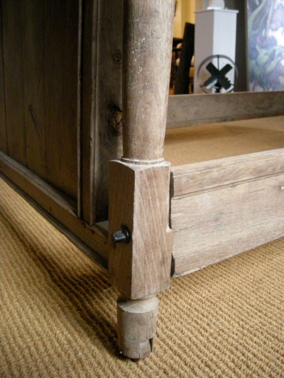 19TH C FRENCH CHESTNUT LOUIS XVI STYLE DAYBED OR TWIN HEADBOARDS 1