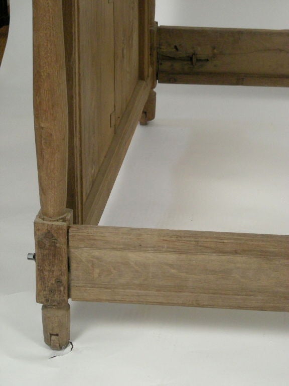 19TH C FRENCH CHESTNUT LOUIS XVI STYLE DAYBED OR TWIN HEADBOARDS 2