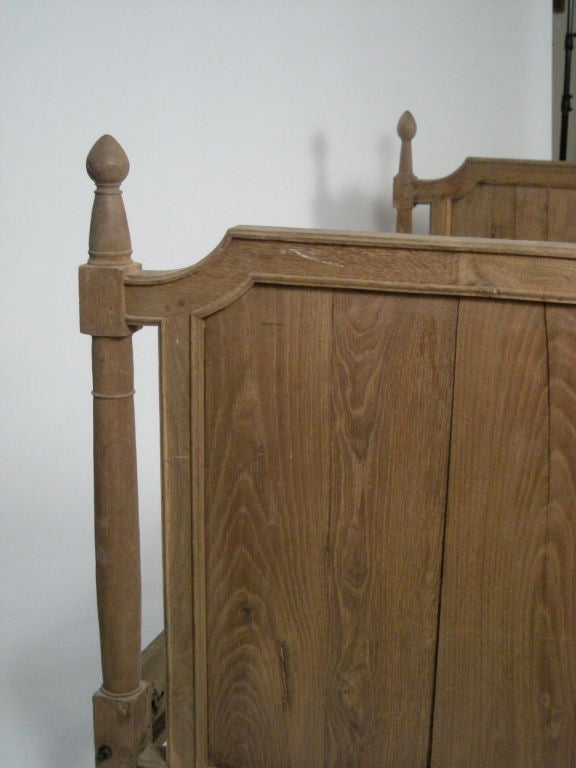 19TH C FRENCH CHESTNUT LOUIS XVI STYLE DAYBED OR TWIN HEADBOARDS 4
