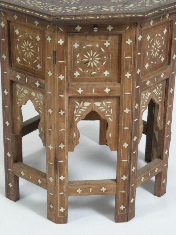 ivory inlaid table