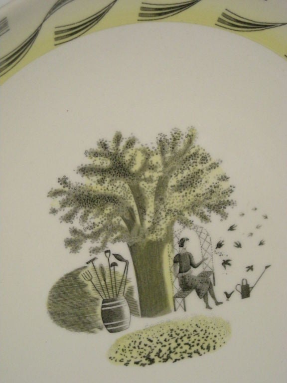 ERIC RAVILIOUS DESIGNED GARDEN SERIES PLATE