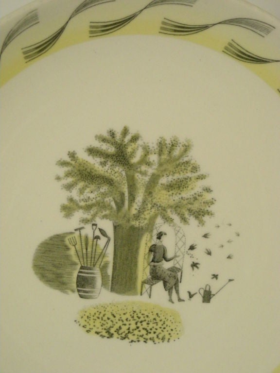 ERIC RAVILIOUS DESIGNED GARDEN SERIES PLATE