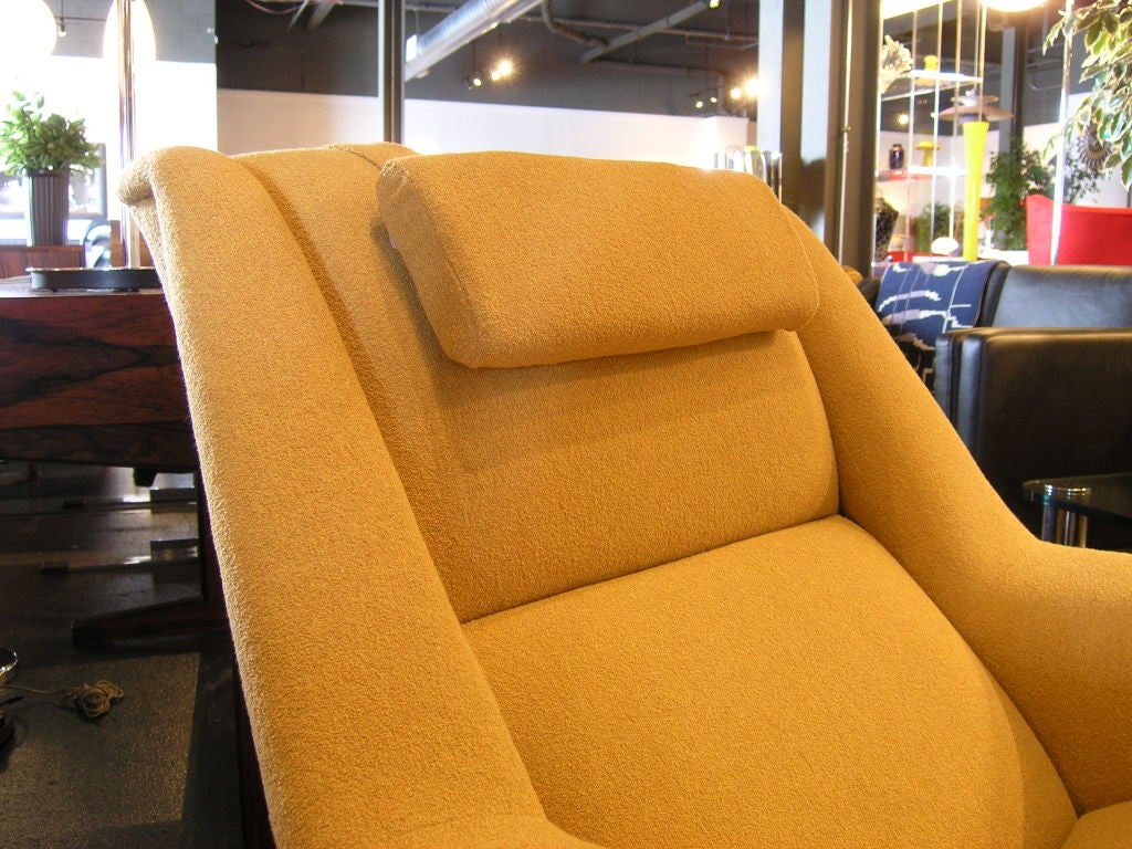 Danish Reclining Chair and Ottoman by Dux