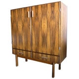 Large Danish Rosewood Dry Bar Cabinet