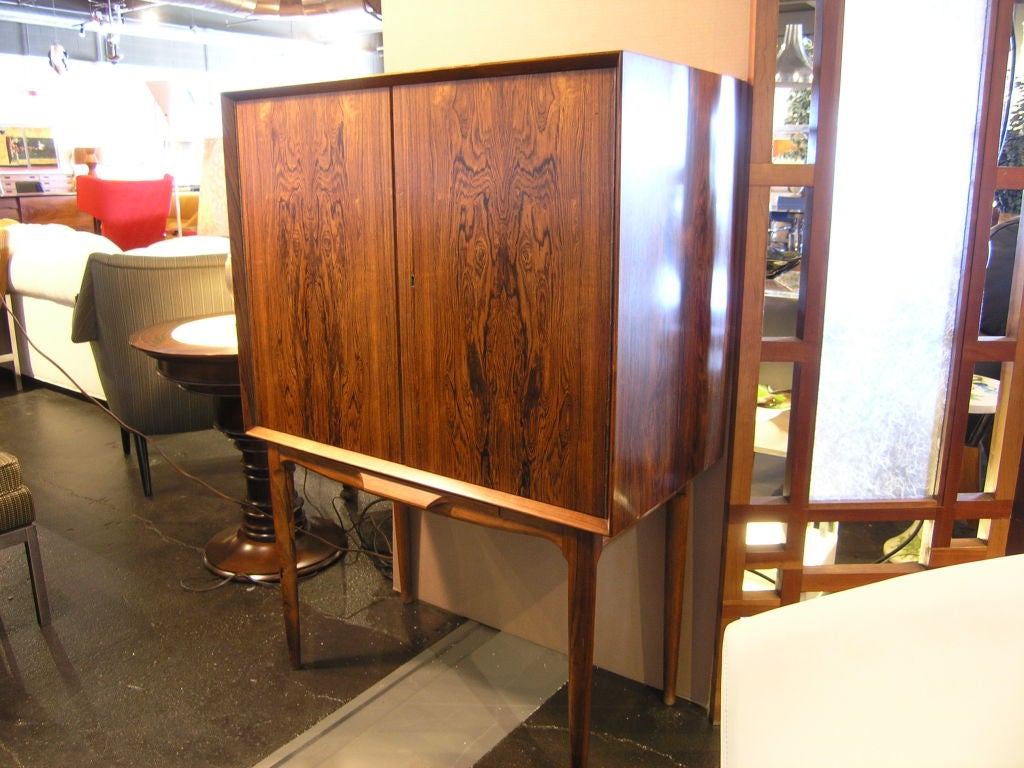Danish Rosewood Dry Bar Cabinet 2