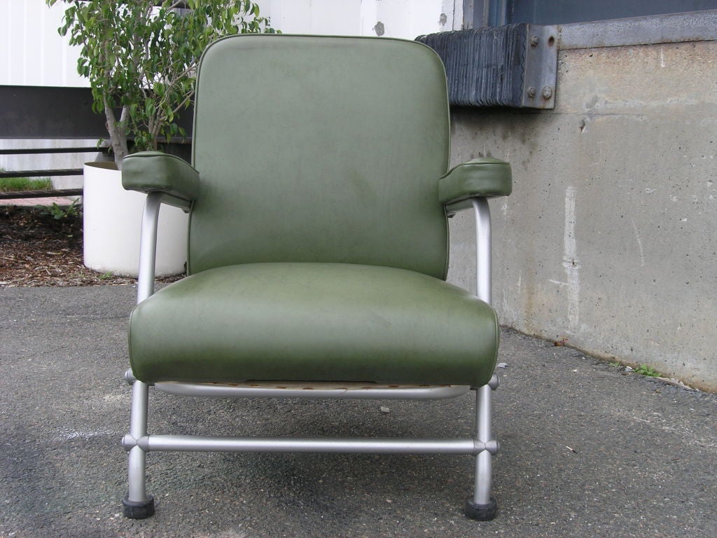 Mid-Century Modern Art Deco Armchair by NAMCO in the style of Warren McArthur