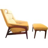 Reclining Chair and Ottoman by Dux