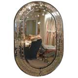 Antique Oblong venetian mirror
