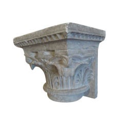 Large plaster capital