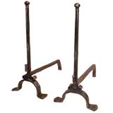 Pair of tall andirons Pair of tall andirons
