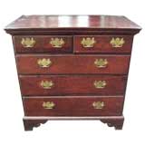 18th C Painted Chippendale chest of drawers